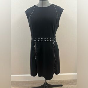 Michael Kors Black Dress with Silver Studs